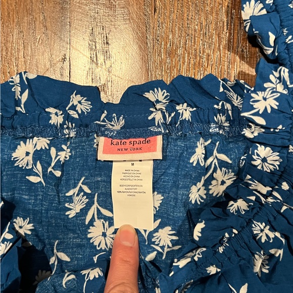Kate Spade Floral Off Shoulder Playsuit Short Romper - Picture 4 of 7